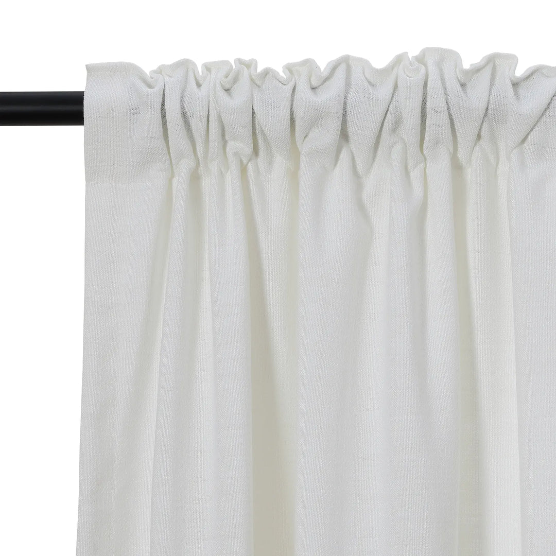 Bella Cotton Blend Curtains & Drapes Soft Top