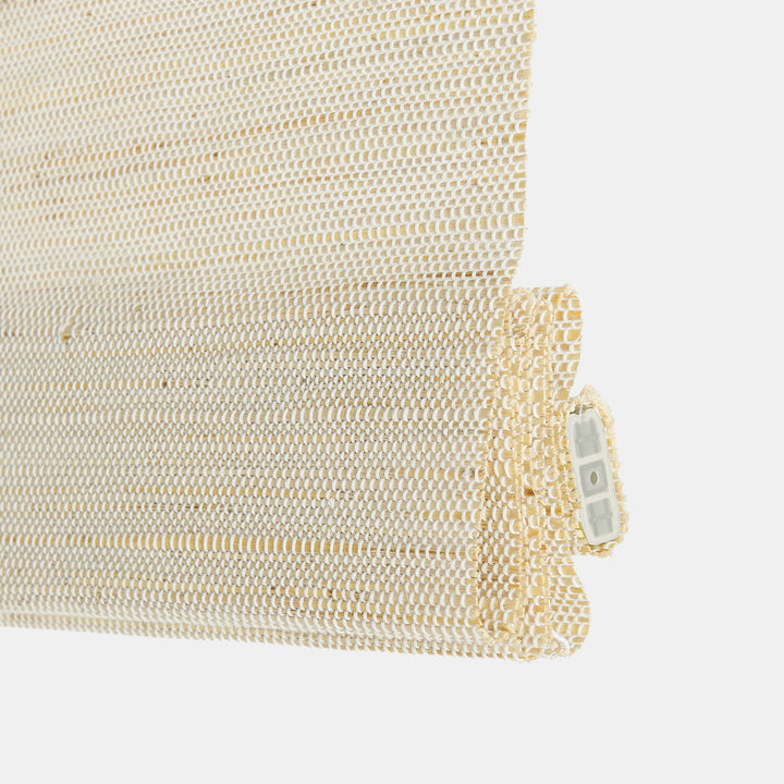 Ramie Woven Bamboo No-Drill Blinds & Shades Top Down Bottom Up | Ivory