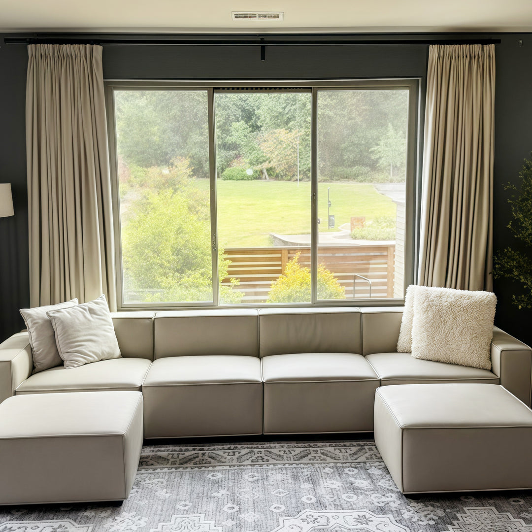 Lily Linen Curtains & Drapes Pleated
