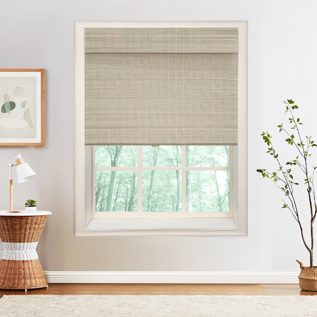 Nomi Woven Bamboo Blinds & Shades Top Down Bottom Up | Avocado