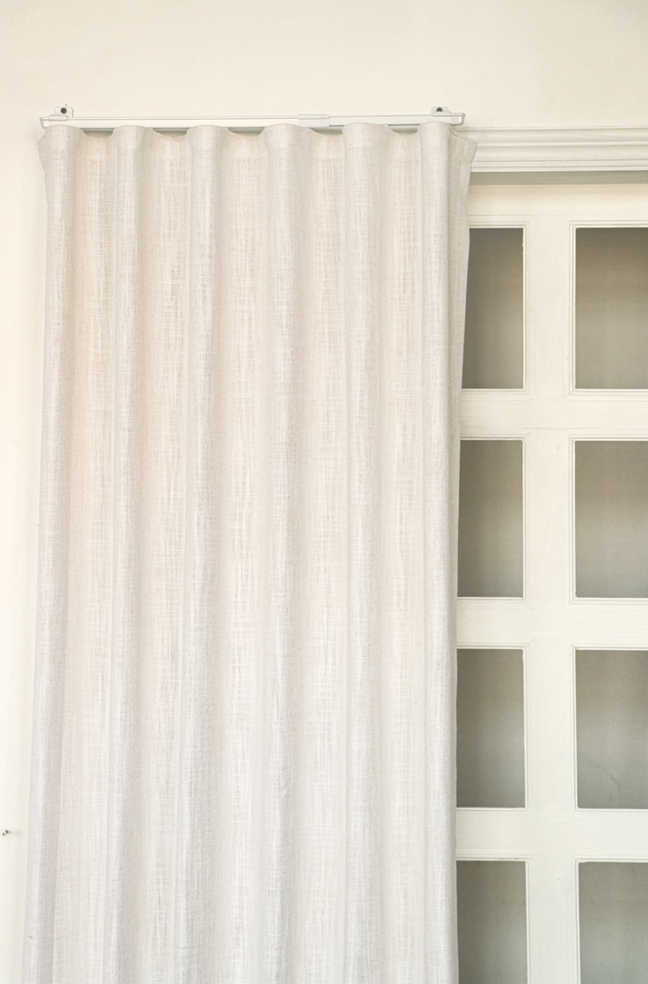 Jenna Linen Curtains & Drapes Ripple Fold