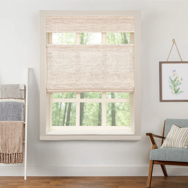 Ivy Woven Bamboo No-Drill Blinds & Shades Top Down Bottom Up | Freckle