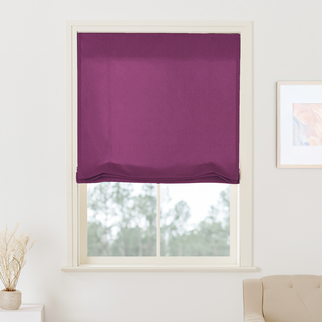 Maillard Velvet Roman Shades & Blinds | Swag