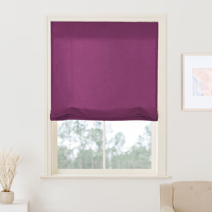 Maillard Velvet Roman Shades & Blinds | Swag