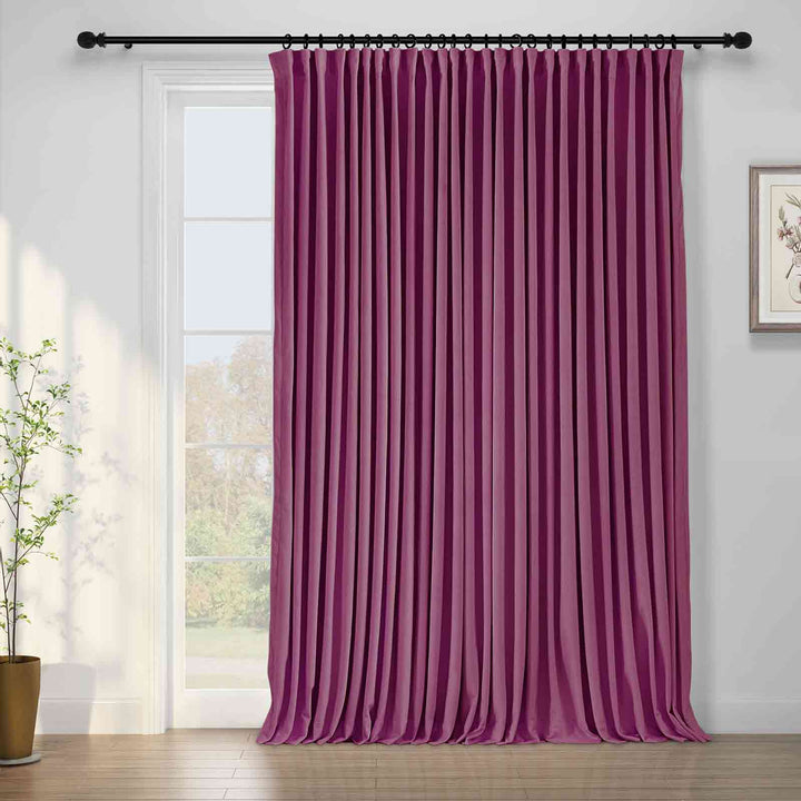 Maillard Velvet Curtains & Drapes Pleated