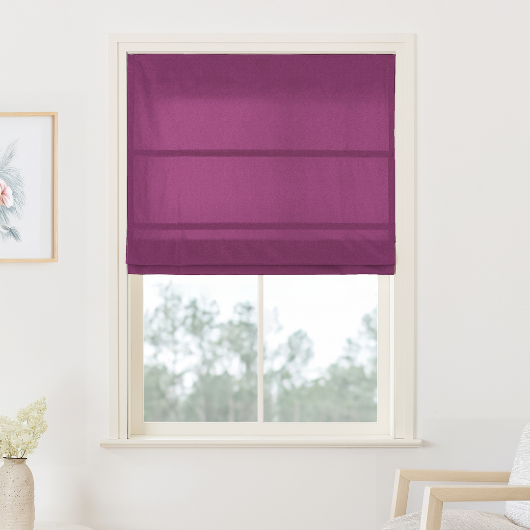 Maillard Velvet No-Drill Roman Shades & Blinds | Fold