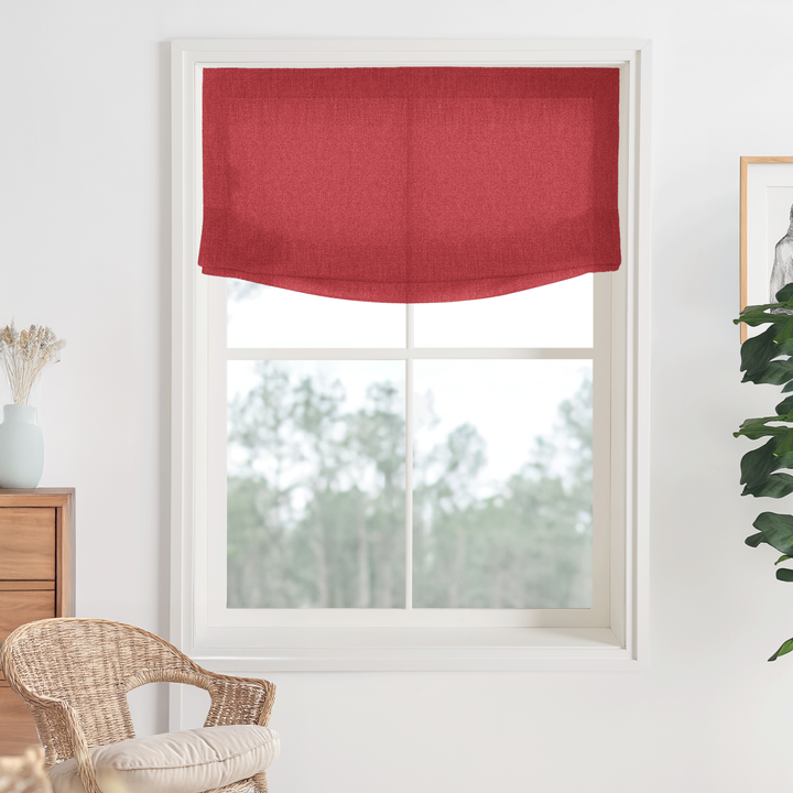 Bella Cotton Roman Shades & Blinds | Relaxed