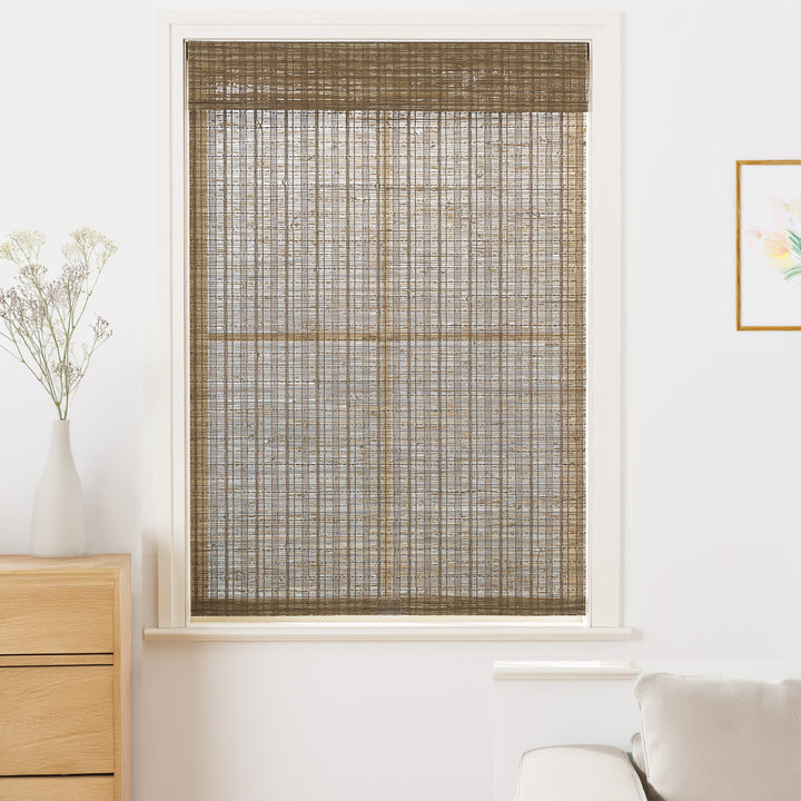 Ramie Woven Bamboo Blinds & Shades | Cinnamon