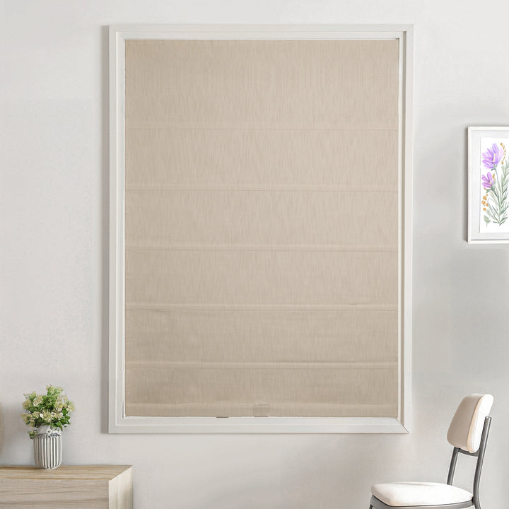 Cove Cotton Roman Shades & Blinds | Plain Fold