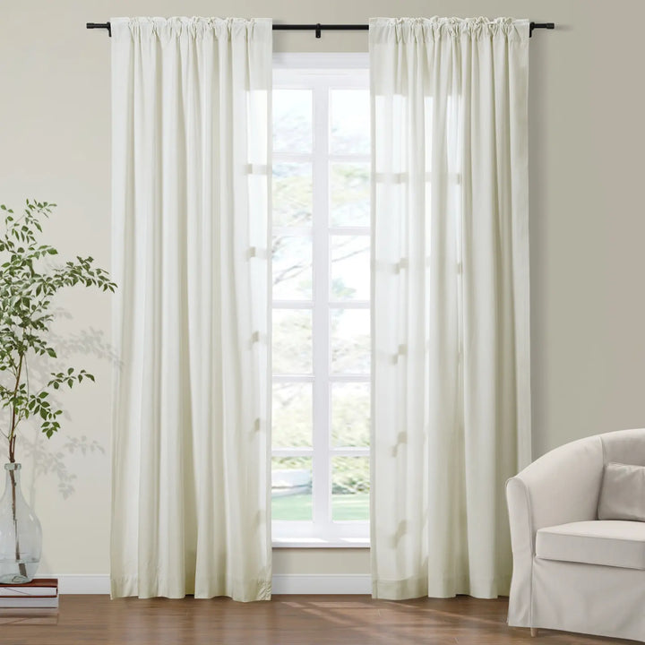 Maillard Velvet Curtains & Drapes Soft Top