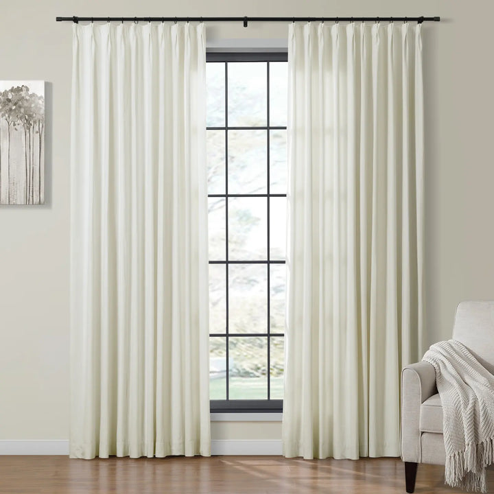 Maillard Velvet Curtains & Drapes Pleated