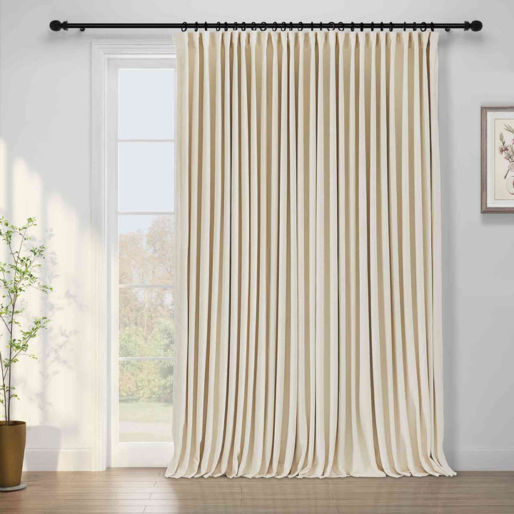 Maillard Velvet Curtains & Drapes Pleated