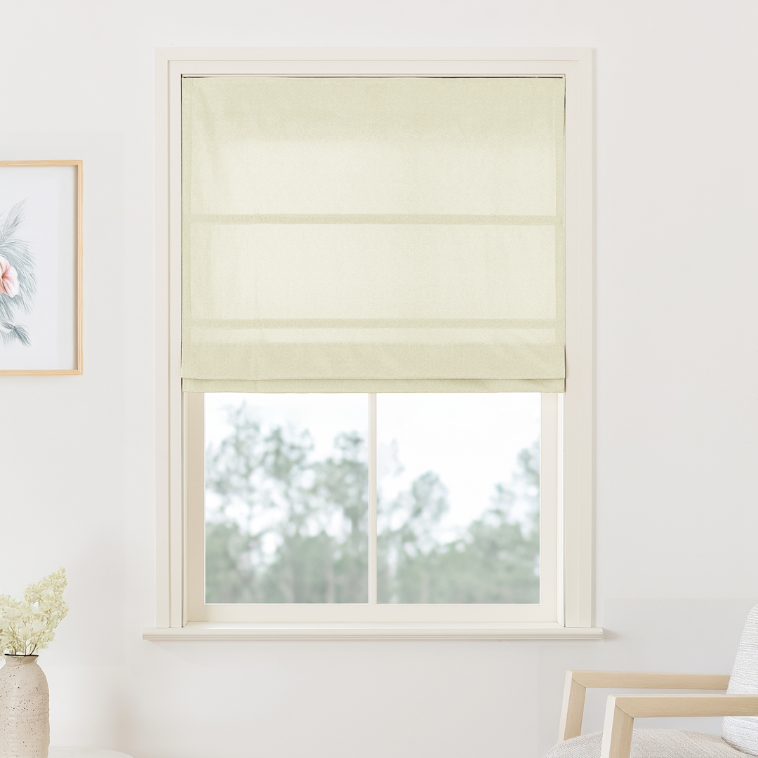 Maillard Velvet No-Drill Roman Shades & Blinds | Fold