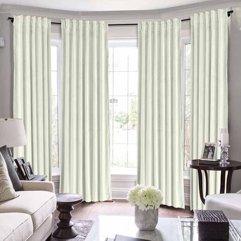 Maillard Velvet Curtains & Drapes Soft Top