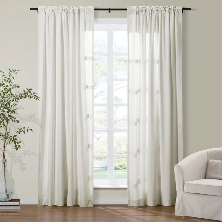 Maillard Velvet Curtains & Drapes Soft Top