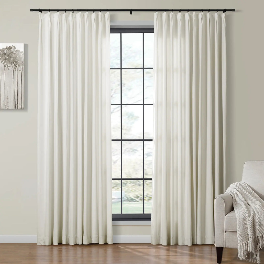 Maillard Velvet Curtains & Drapes Pleated