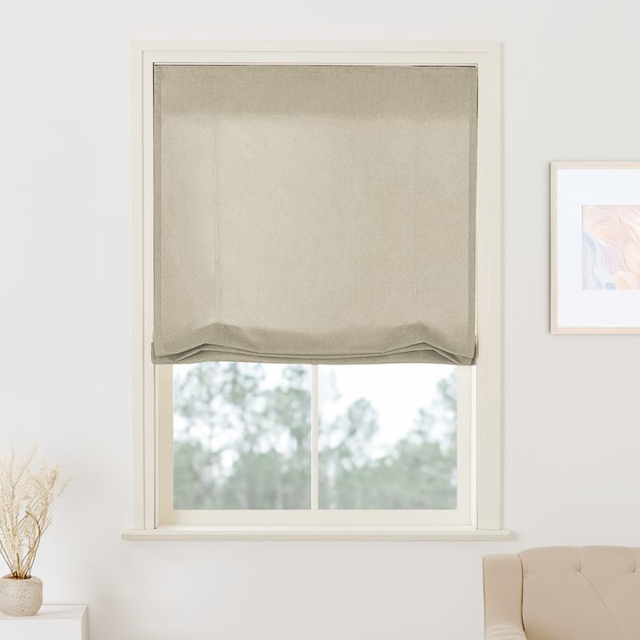 Maillard Velvet Roman Shades & Blinds | Swag