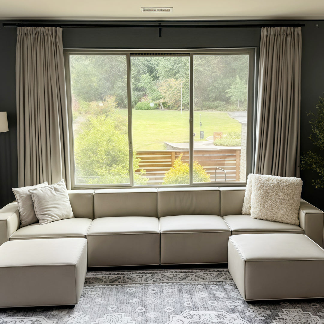 Lily Linen Curtains & Drapes Pleated