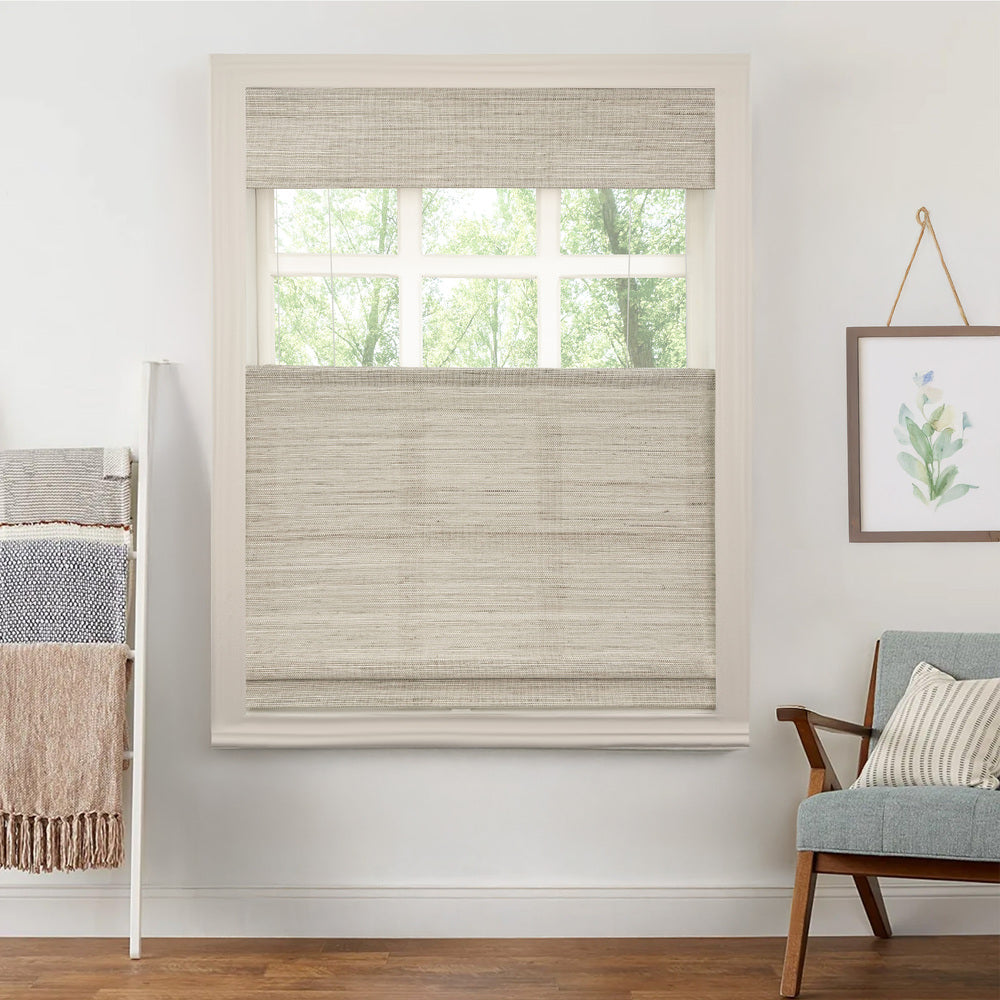 Ivy Woven Bamboo Blinds & Shades Top Down Bottom Up | Olive Green