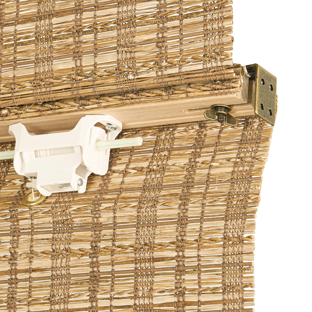 Ramie Woven Bamboo No-Drill Blinds & Shades | Cinnamon