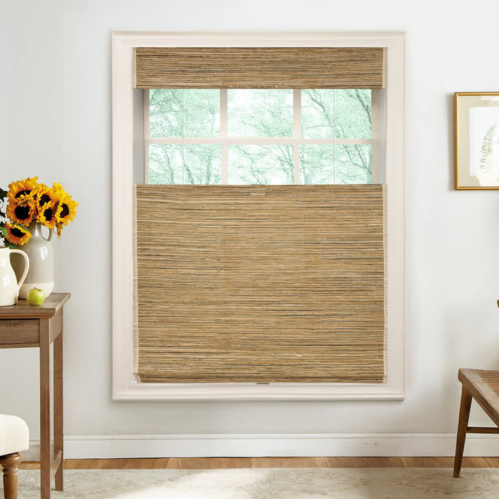 Ramie Woven Bamboo Blinds & Shades Top Down Bottom Up | Honeynut