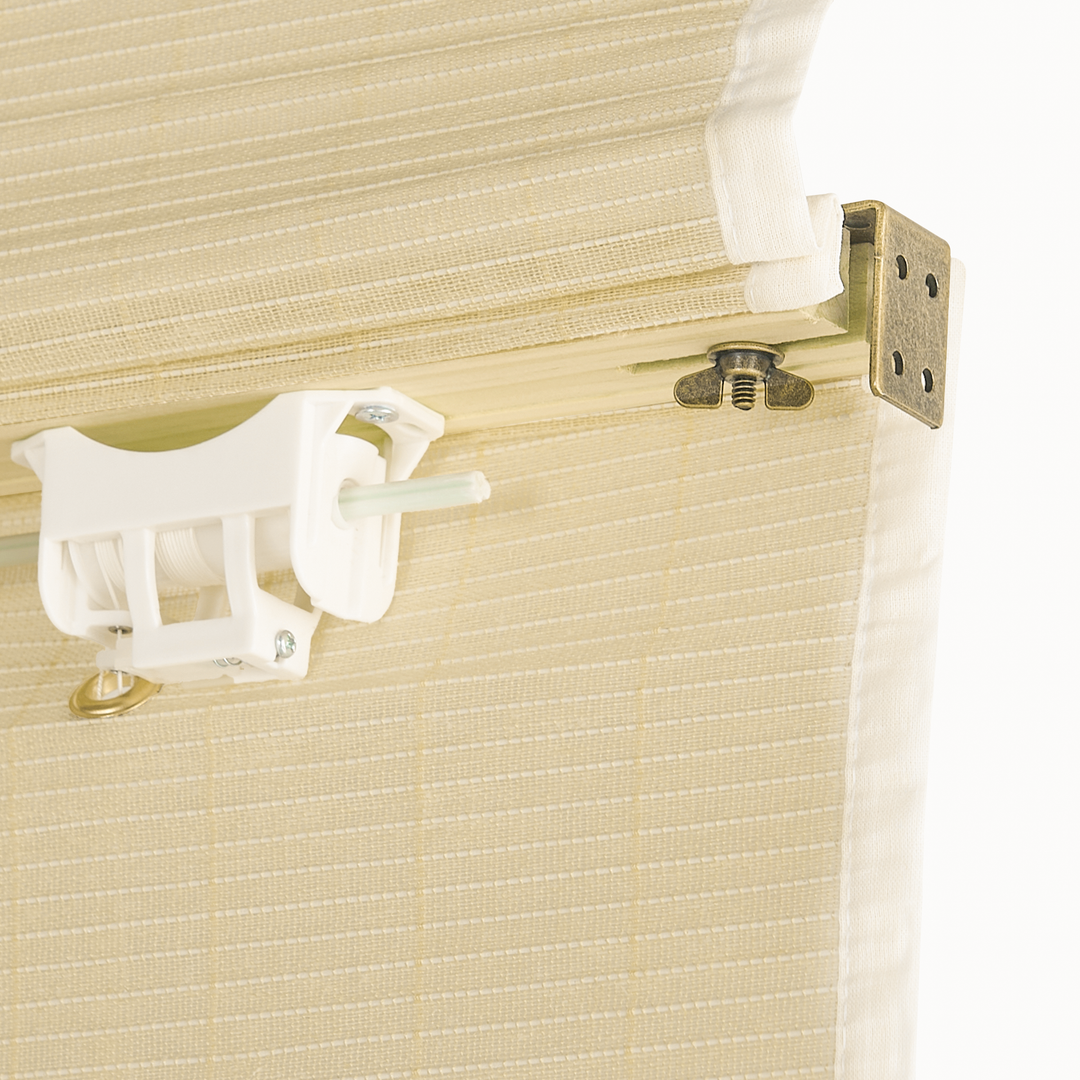 Ramie Woven Bamboo Blinds & Shades | Cream