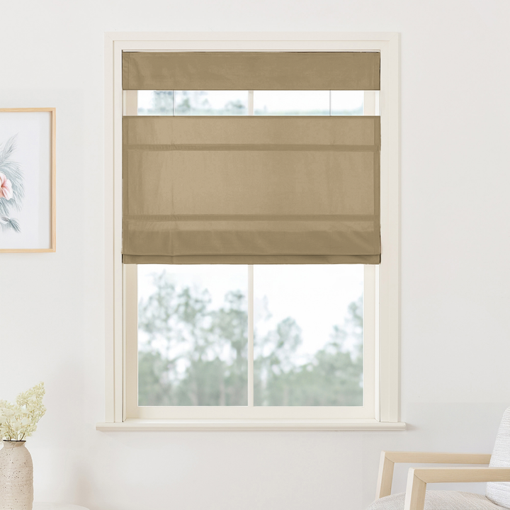 Maillard Velvet Roman Shades & Blinds | Top Down Bottom Up