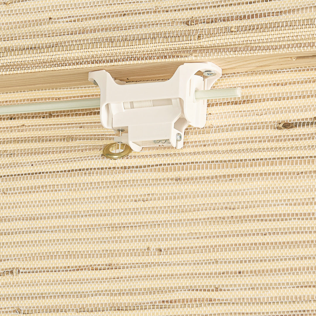 Ramie Woven Bamboo No-Drill Blinds & Shades | Beige Brown