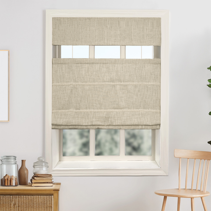 Bella Cotton Roman Shades & Blinds | Top Down Bottom Up