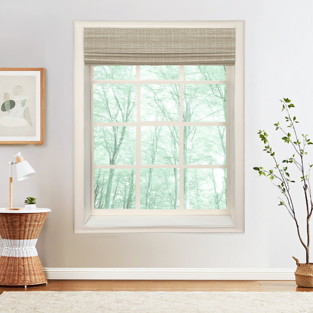 Nomi Woven Bamboo Blinds & Shades Top Down Bottom Up | Avocado