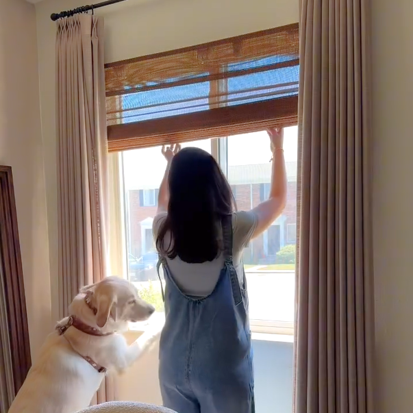 Nomi Woven Bamboo Blinds & Shades | Brown