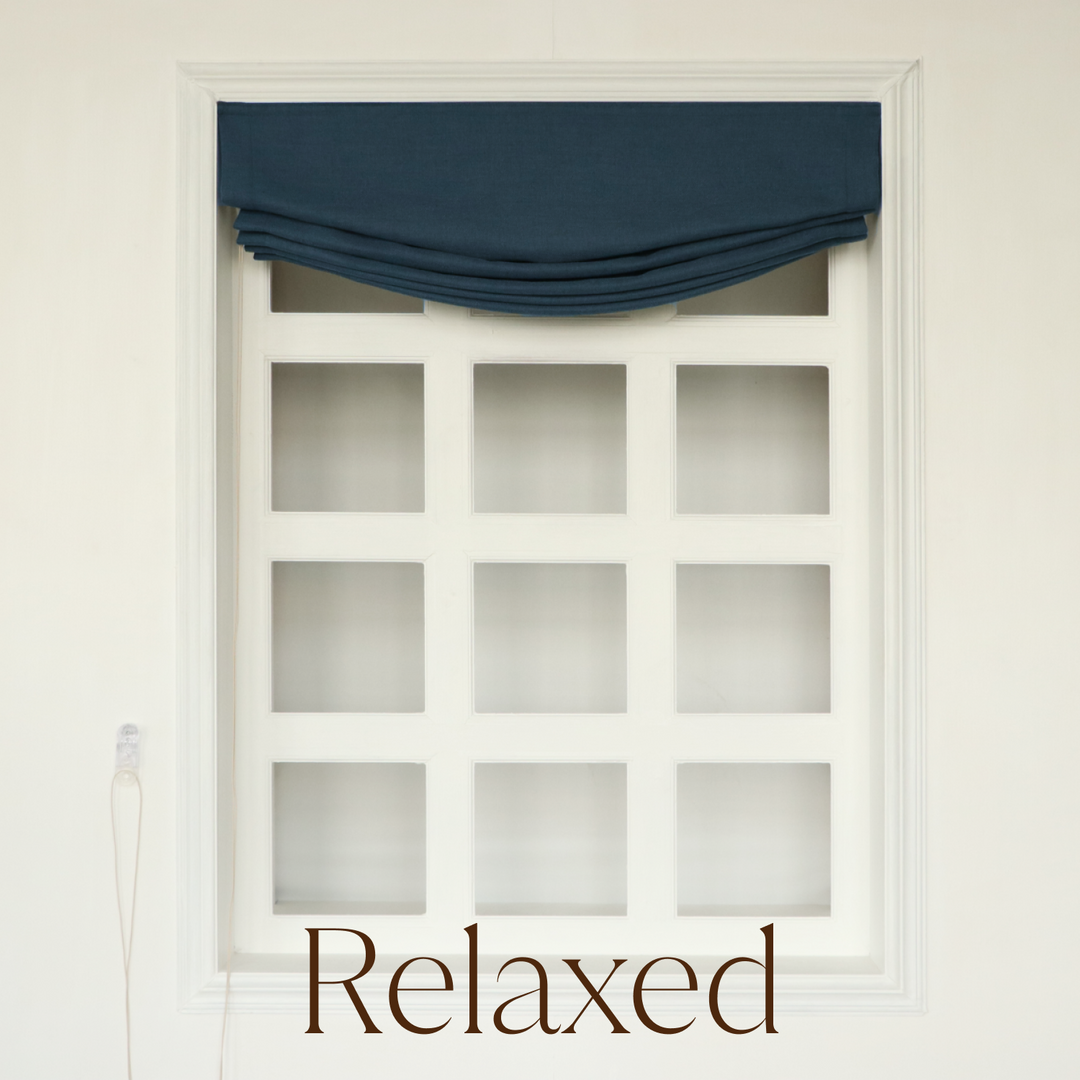 Jenna Linen Roman Shades & Blinds | Relaxed