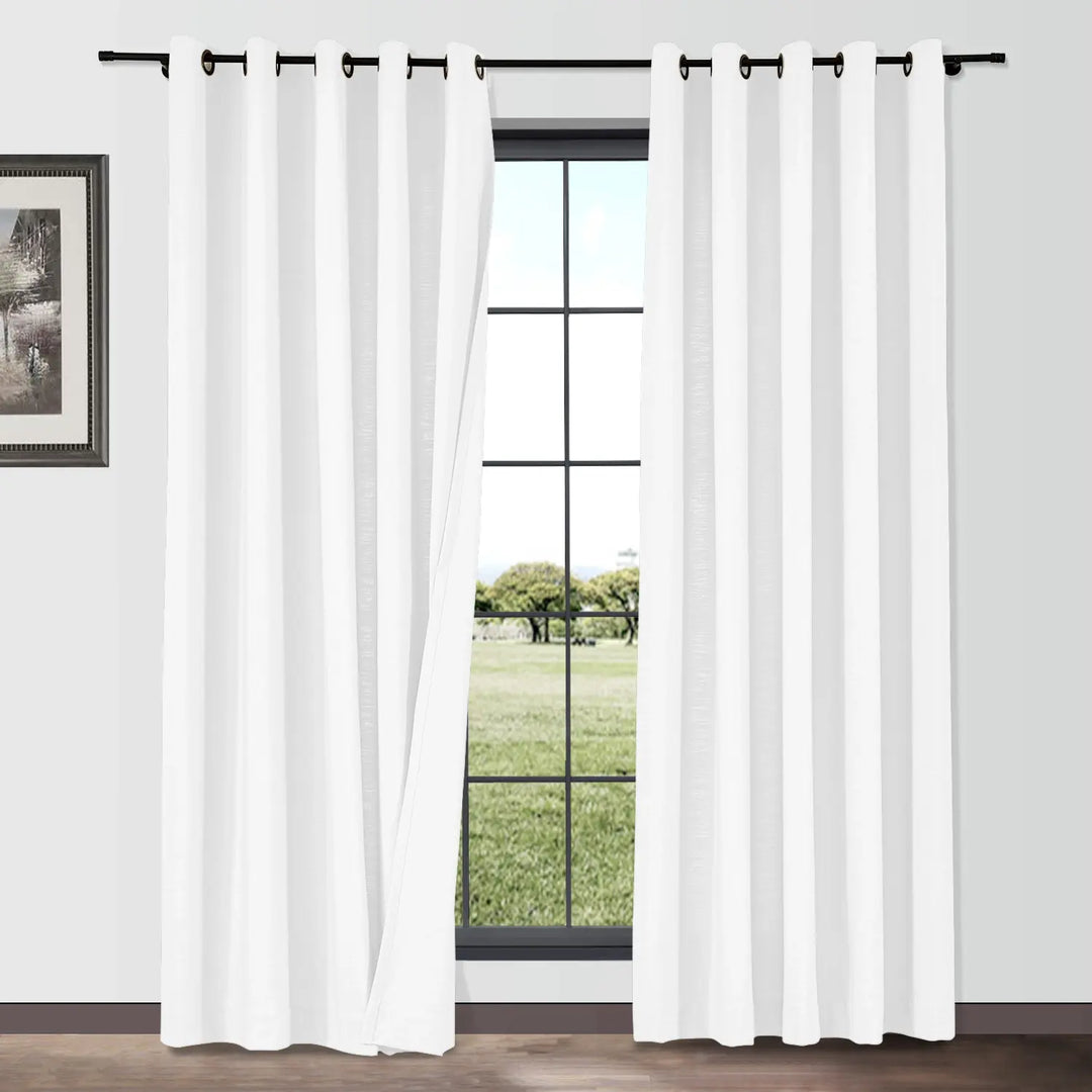 Bella Cotton Blend Curtains & Drapes Grommet