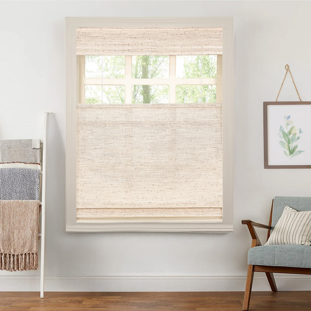 Ivy Woven Bamboo No-Drill Blinds & Shades Top Down Bottom Up | Freckle