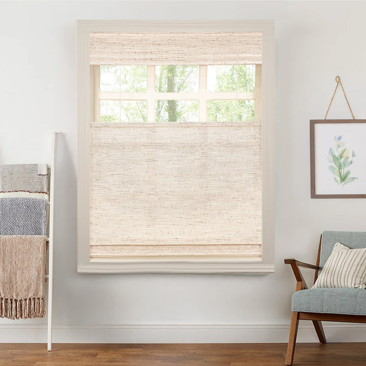 Ivy Woven Bamboo No-Drill Blinds & Shades Top Down Bottom Up | Freckle