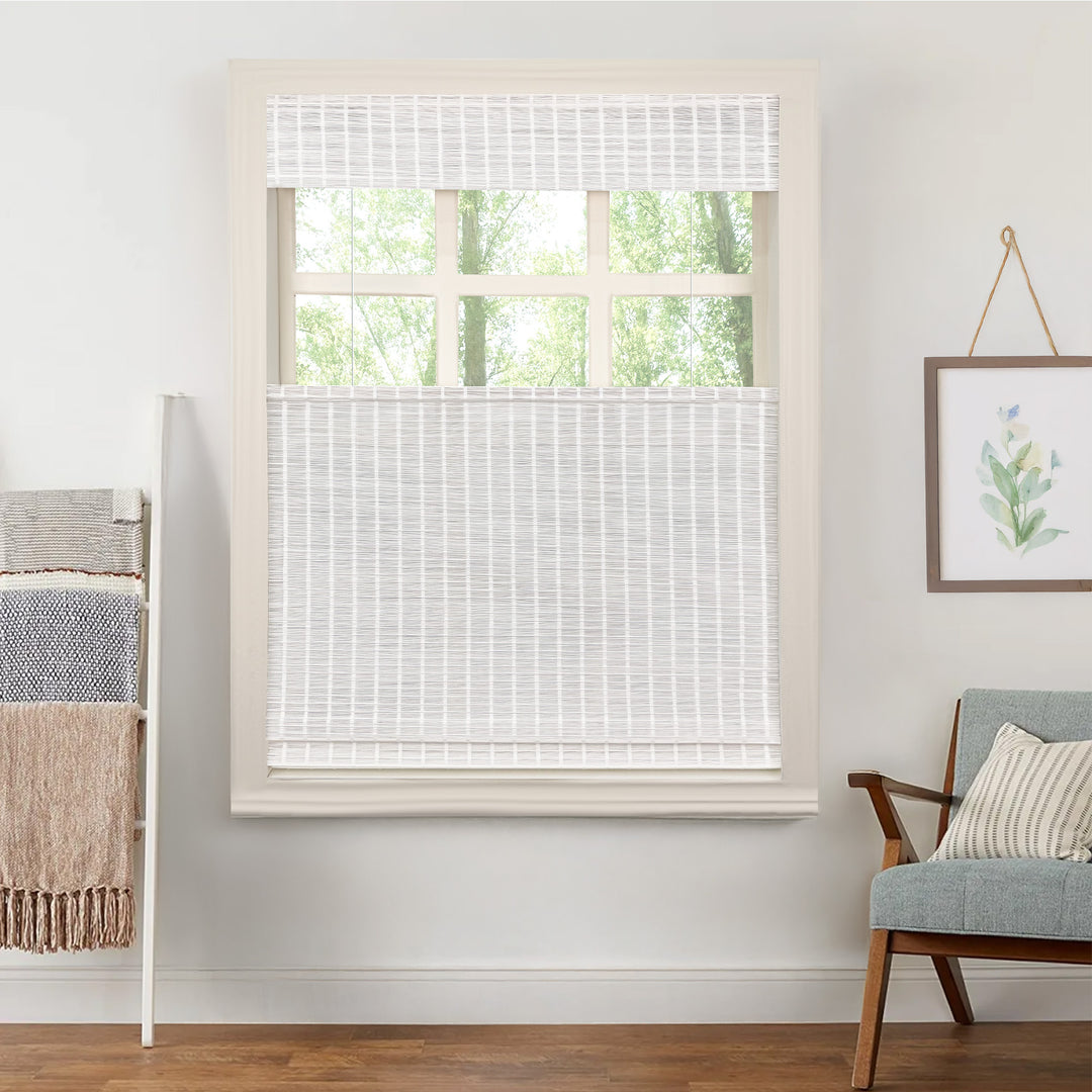 Ivy Woven Bamboo Blinds & Shades Top Down Bottom Up | Off White