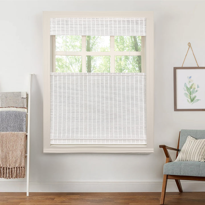Ivy Woven Bamboo Blinds & Shades Top Down Bottom Up | Off White