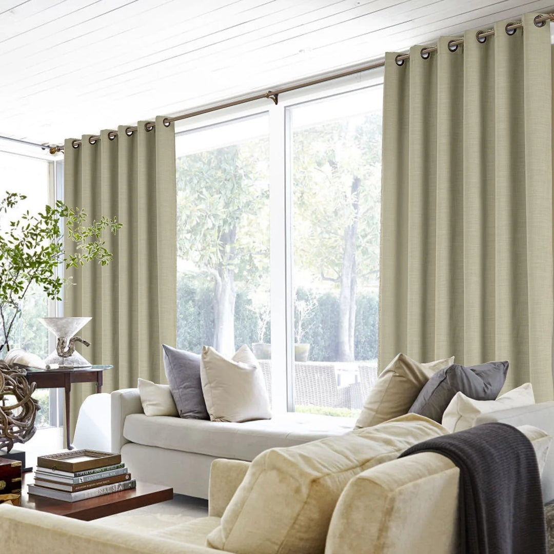 Lily Linen Curtains & Drapes Grommet