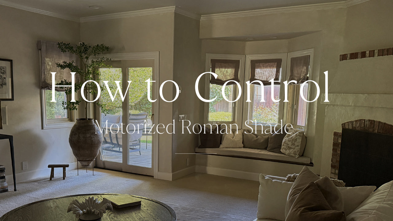 How to Control Motorized Shades with Remote