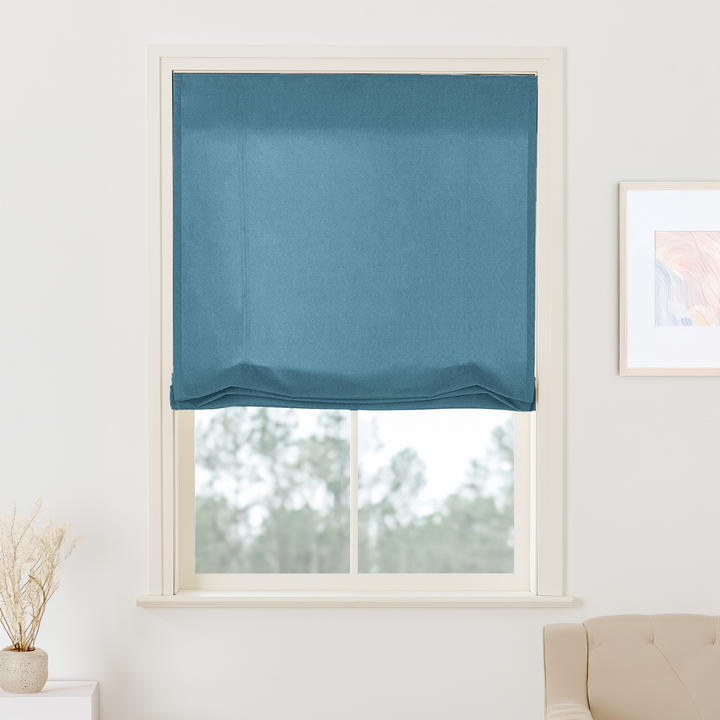 Maillard Velvet Roman Shades & Blinds | Swag