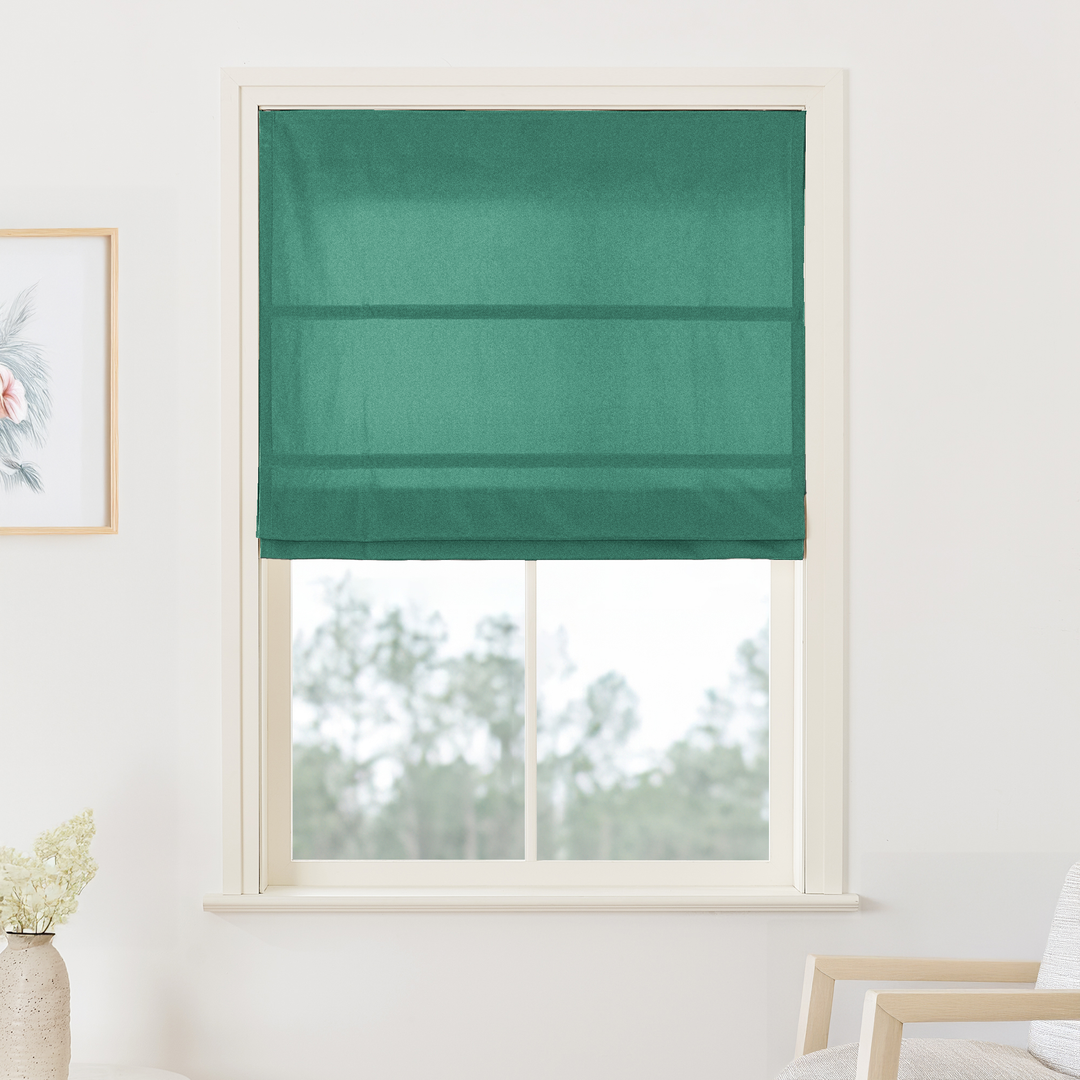 Maillard Velvet No-Drill Roman Shades & Blinds | Fold
