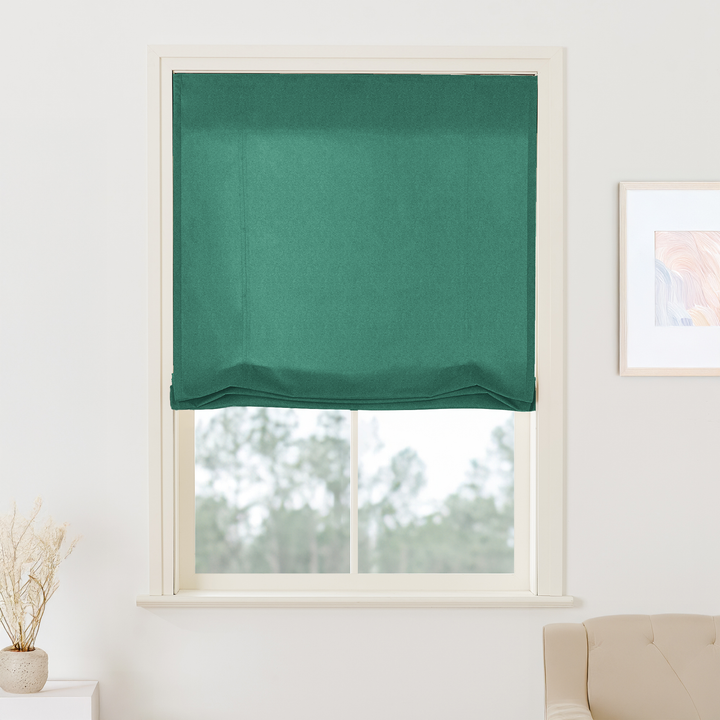 Maillard Velvet Roman Shades & Blinds | Swag