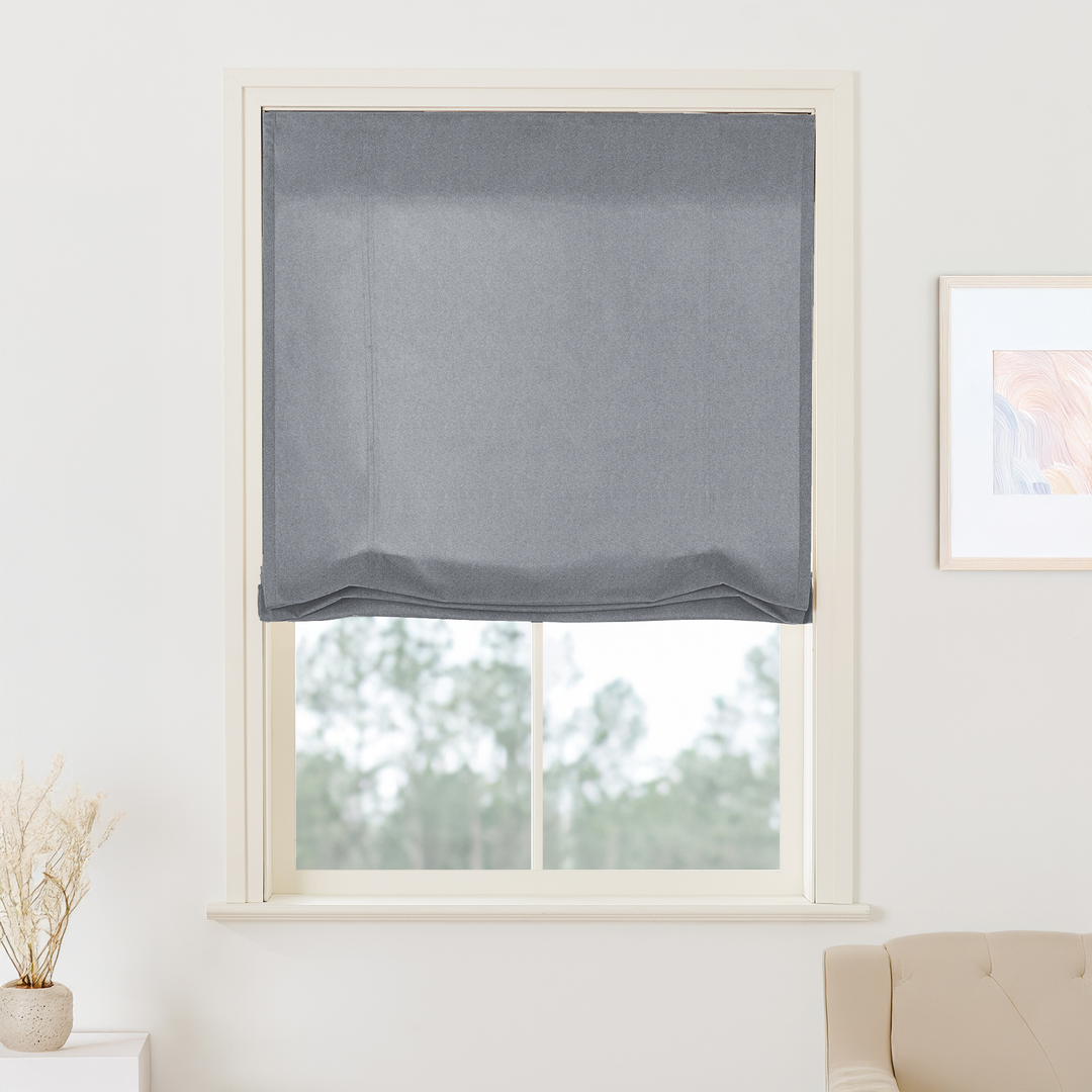 Maillard Velvet Roman Shades & Blinds | Swag
