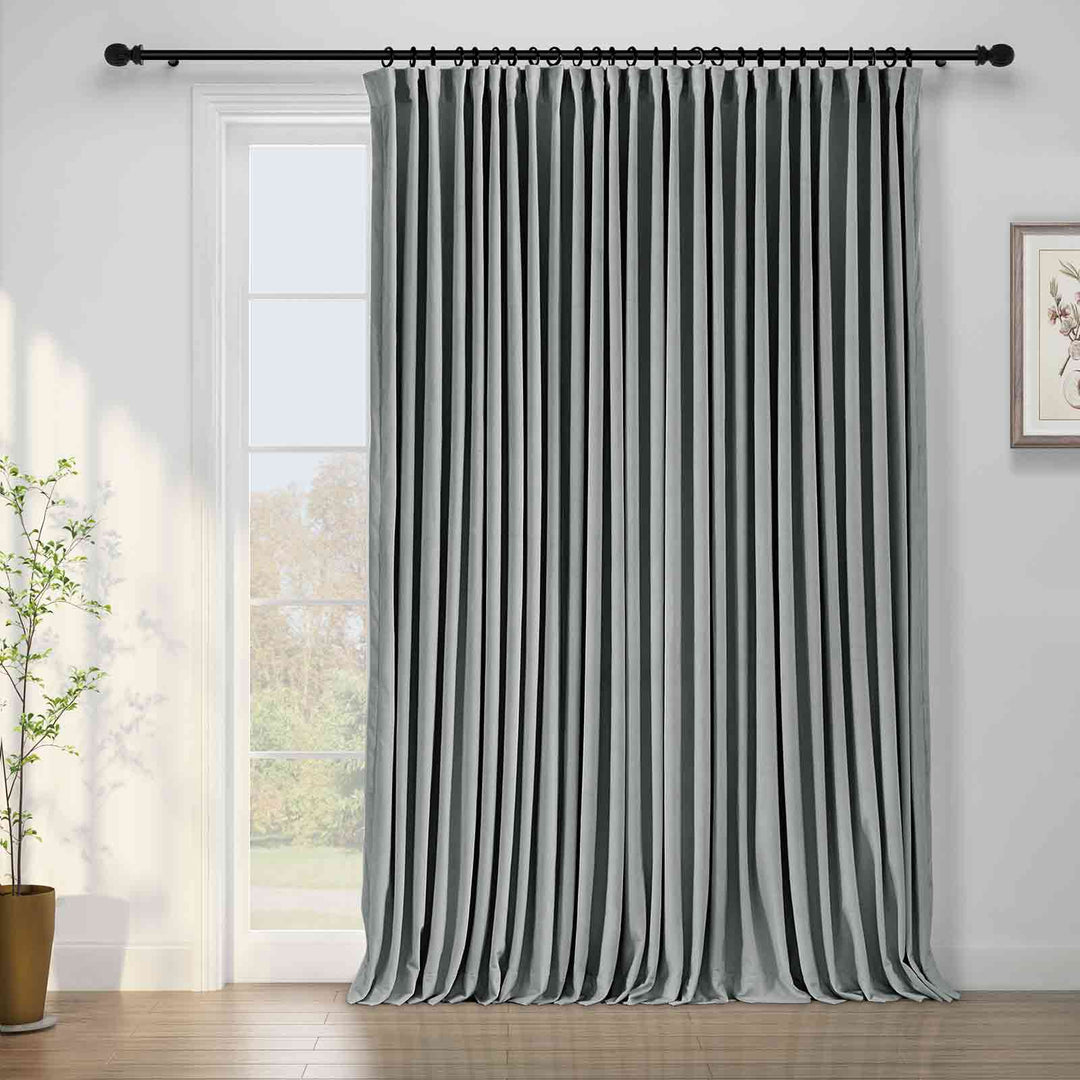 Maillard Velvet Curtains & Drapes Pleated