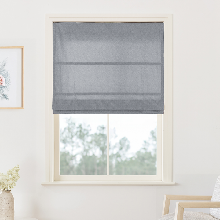 Maillard Velvet No-Drill Roman Shades & Blinds | Fold