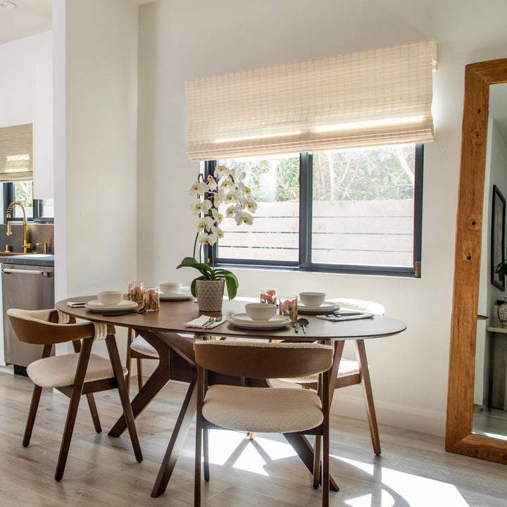 Ivy Woven Bamboo Blinds & Shades | 2 Shades on 1 Headrail