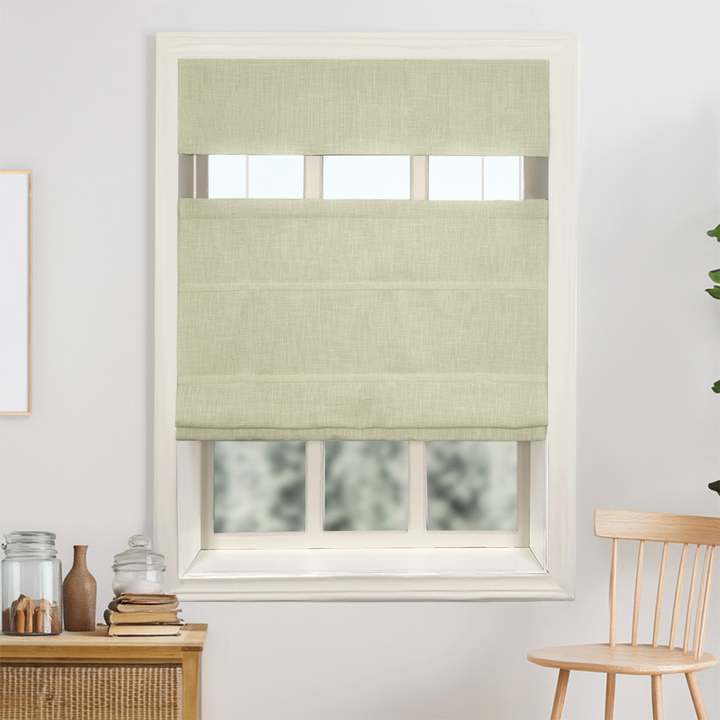 Bella Cotton Roman Shades & Blinds | Top Down Bottom Up