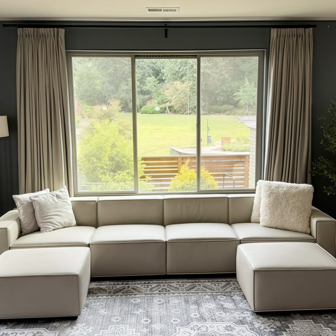 Lily Linen Curtains & Drapes Pleated
