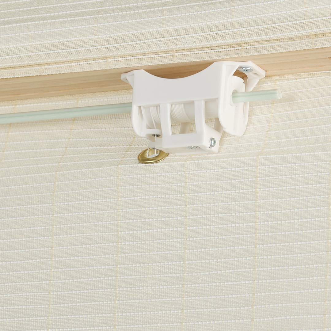 Ramie Woven Bamboo No-Drill Blinds & Shades | Cream