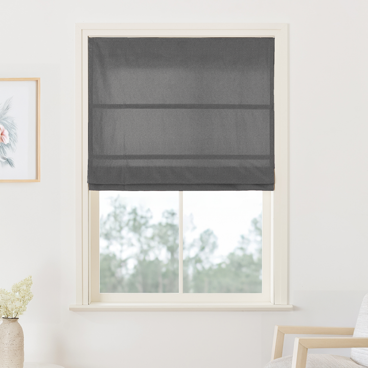 Maillard Velvet No-Drill Roman Shades & Blinds | Fold